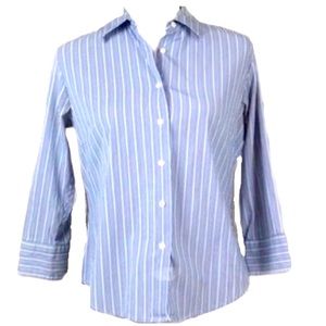 J Crew Classic Button Down Striped Shirt size S